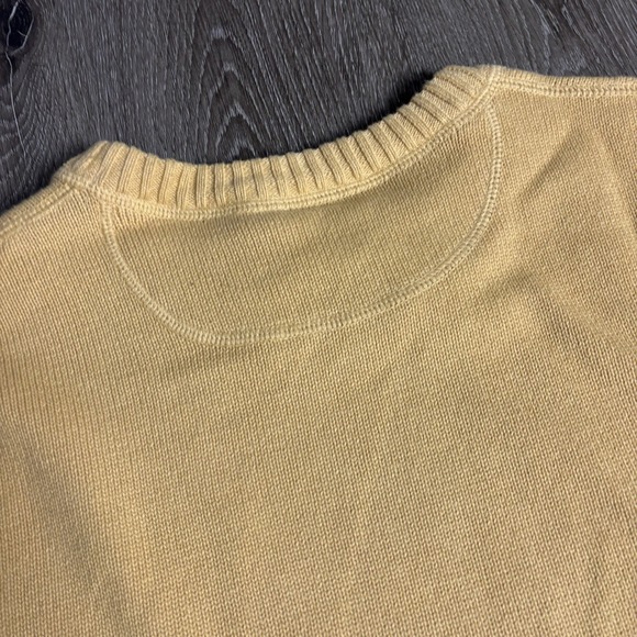 Eddie Bauer Men's XXL Heavy Knit Cotton Crew Neck Chamois Y2K Sweater New - Picture 8 of 9